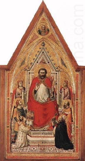 GIOTTO di Bondone The Stefaneschi Triptych: St Peter Enthroned china oil painting image